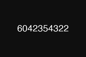 6042354322