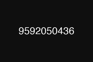 9592050436
