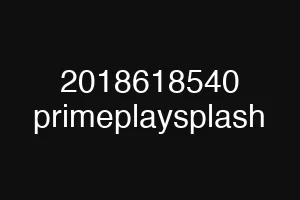 2018618540 primeplaysplash