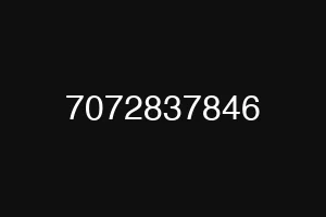 7072837846