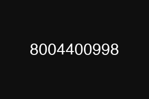 8004400998