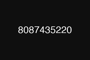 8087435220