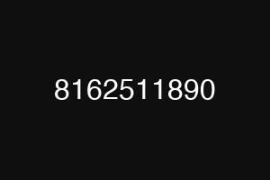 8162511890